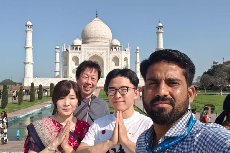 From Agra: Taj Mahal, Agra Fort & Fatehpur Sikri Guided Tour Local Expert Tour Guide Only