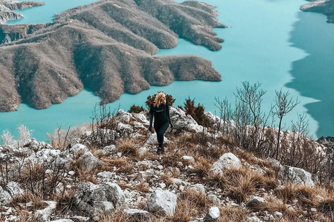 Halve dag wandelen bij het Bovilla-meer vanuit Tirana