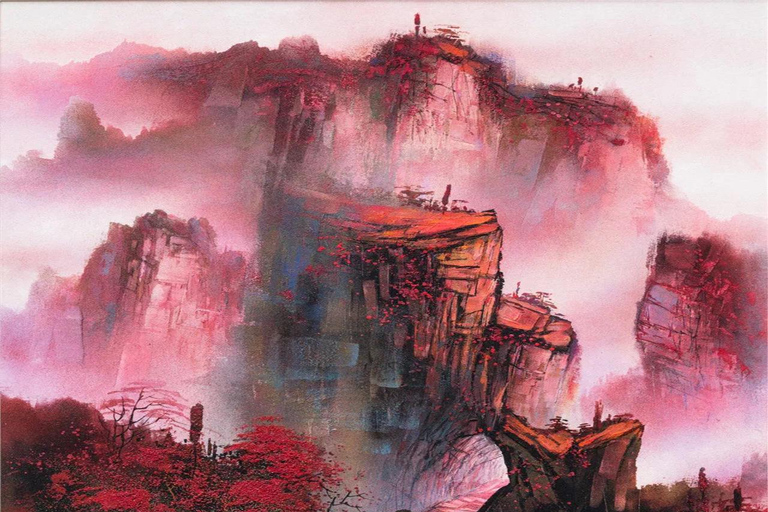 Zhangjiajie: Sandstone Painting Creation Workshop