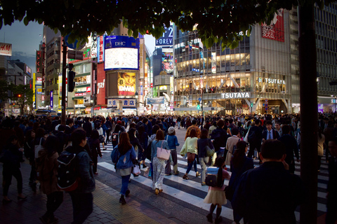 Tokyo: Shibuya After Dark, Neon Streets & Skyline View