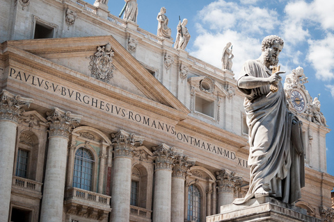 Rome: Vaticaanse Musea, Sixtijnse Kapel &amp; Basiliek TourRondleiding in het Frans