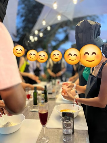 Neapolitan Recipe Tasting and Lesson on a Terrace with a Sea View