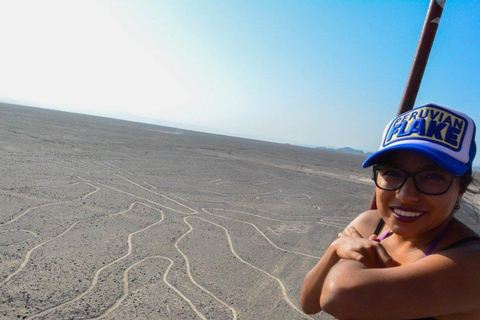 From Lima: 2 Days Nazca Lines, Paracas Ica Huacachina FROM LIMA: Paracas Ica Huacachina Nazca 2D/1N