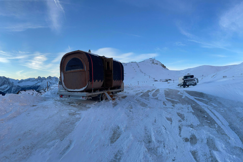 Mobile & Exclusive Snowsports Adventure with Sauna & Camper