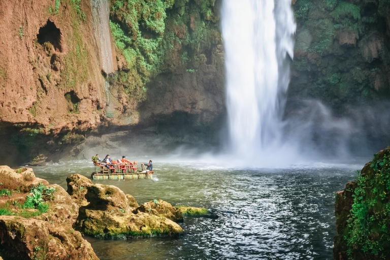 From Marrakech: Ouzoud Waterfalls Guided Hike and Boat Trip Private Tour in English