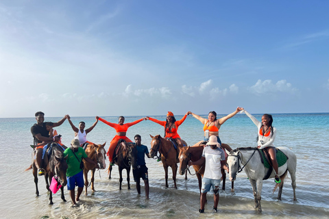 Montego Bay: ATV, Zipline, Catamaran, and Horseback Tour