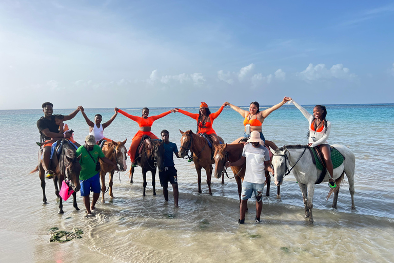 Montego Bay: ATV, Zipline, Catamaran, and Horseback Tour