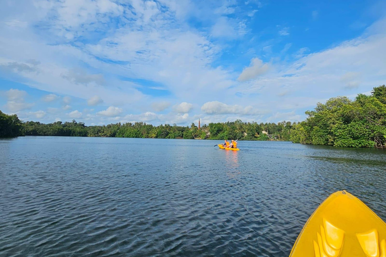 Hikkaduwa: Rathgama Lagoon Kayaking and Fish Therapy Tour