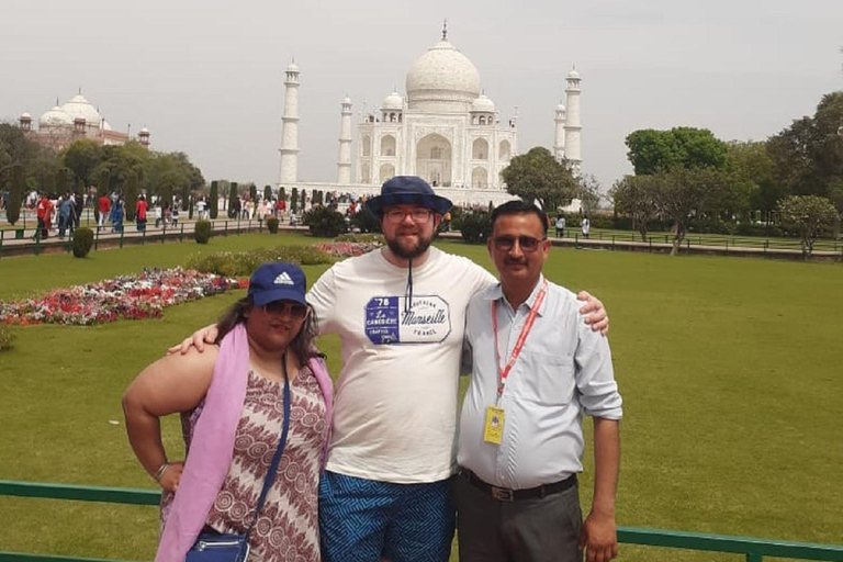 Agra: Excursão a pé guiada particular de 3 horas pelo Taj Mahal