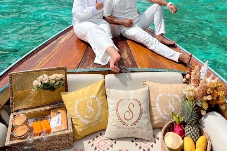 Krabi: tour privato di lusso in longtail boat di 4 isole