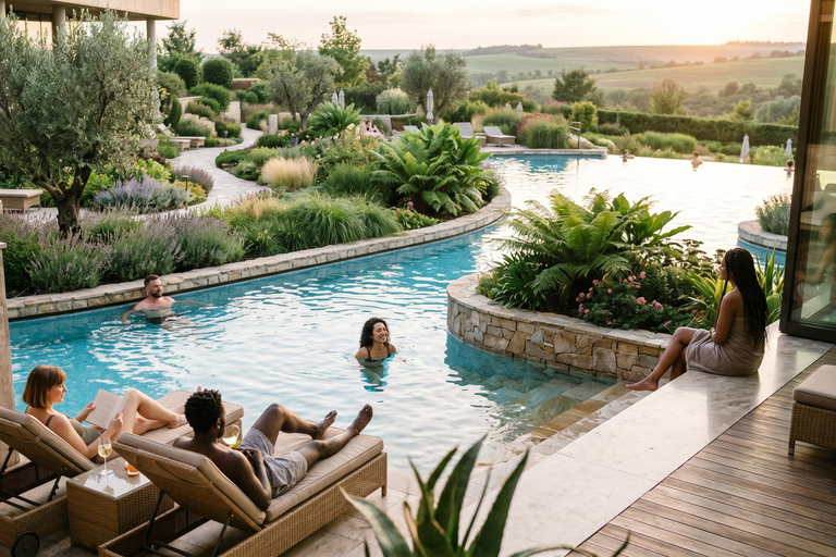Bucharest: Therme Wellness Transfer - Skip-the-Line Ticket 12 HOURS Therme Bucharest Palm, Galaxy or Elysium & Transfer