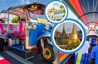 Bangkok-Bucket-List-Tour: Großer Palast, Kanal & Tuk-Tuk-Fahrt