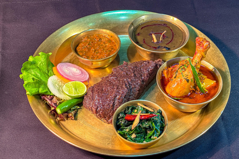 Kathmandu: Swayambhu-Nath Stupa, Dinner & Night Walk Private Tour with Optional Dinner