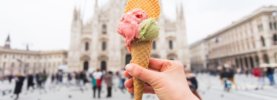 Milan en petit groupe : Duomo et Rooftop, Château, Dégustation de Gelato