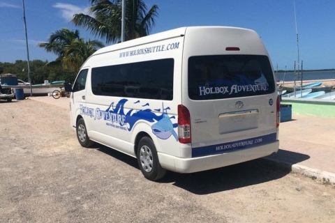 Z Holbox: prywatny transport do Cancun