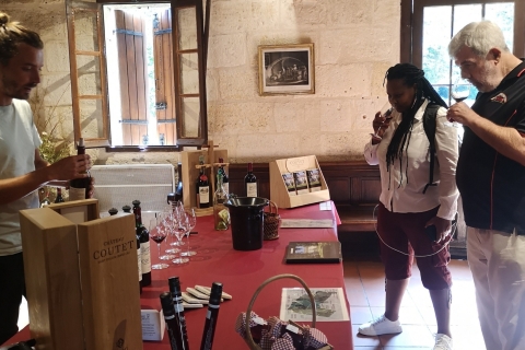 Ab Bordeaux: Halbtagesausflug nach Saint-Émilion mit Weinverkostung