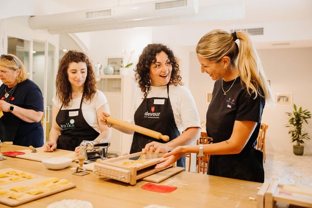 Roma: Clase de elaboración de pasta tradicional con un chef local