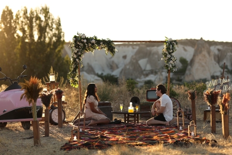 Cappadoce Life Travel Marry Me Proposal Concept