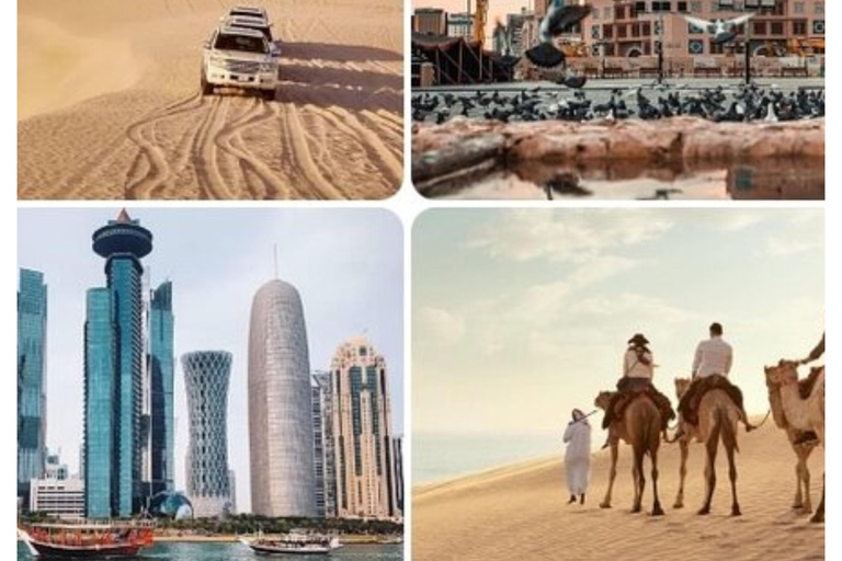 Doha: 7 hours City Tour with Desert Safari and Hotel Pickup