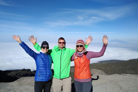 6 dias de escalada do Kilimanjaro Rota Machame