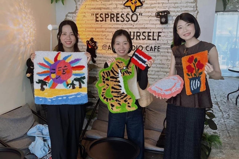 Pattaya: Rug Tufting Workshop at an Art Studio Café
