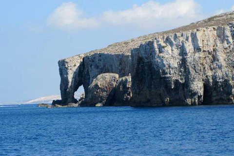 Bugibba: Fernandes Cruise to Blue Lagoon in Comino (VTT)
