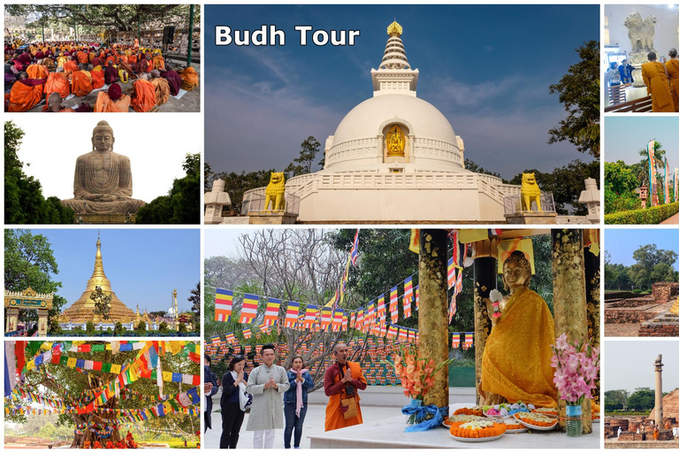Buddhist Pilgrimage: 6-Day Sacred Journey Private Tour with A/C transport and Dedicated Driver.