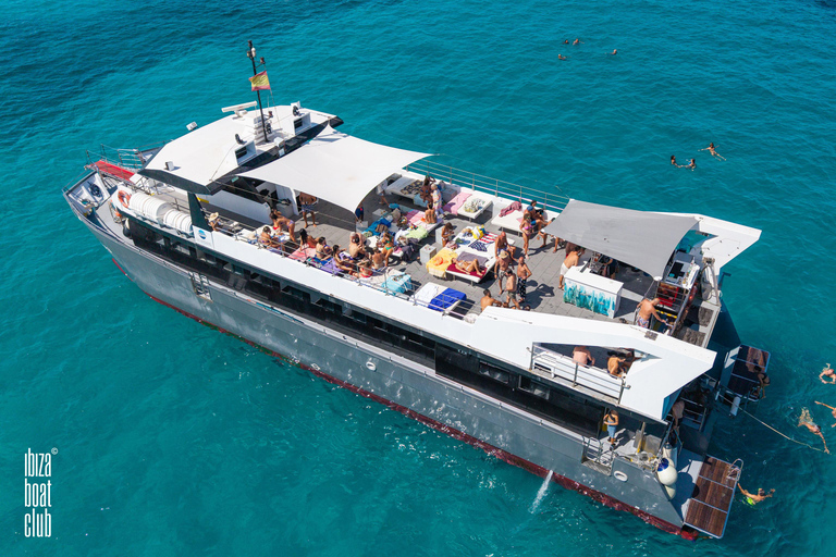 Ibiza: Sunset Boat Party at Ibiza Boat Club with Open Bar Aftersun Ibiza Sunset Boat Party: Early Bird Phase 1