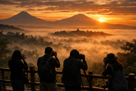 Yogyakarta: Borobudur Sunrise & Chicken Church with Transfer