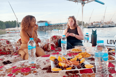 Aswan: Romantic Felucca Lunch & Island Views with transfers.