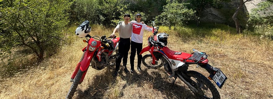 Circuit en moto enduro en Cappadoce