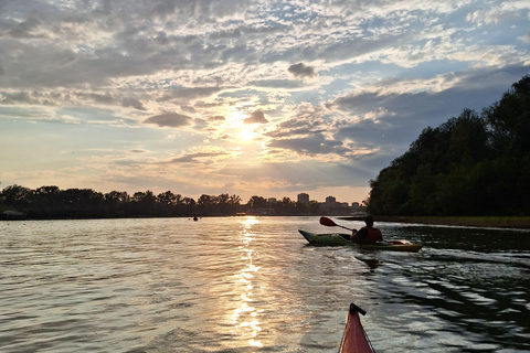 Belgrade: Sunset Kayak Adventure
