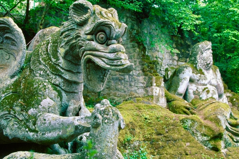 From Rome: Private Tour of Calcata & Bomarzo Thermal Baths