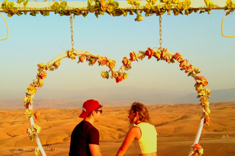 Marrakech: Deserto de Agafay, passeio de camelo e jantar berbere