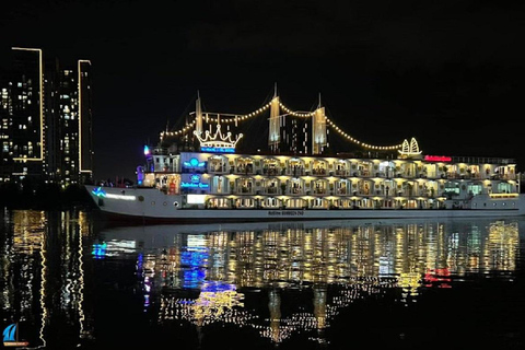 Evening Delights: Saigon Dinner on Cruise with Hotel Pickup