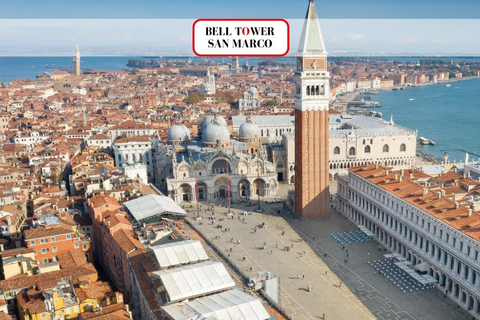 Venecia: Entrada a la Basílica, Palacio Ducal y Campanario