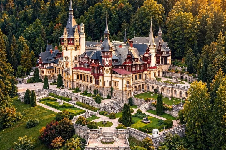 From Bucharest: Slănic Salt Mine & Peleș Castle Day Trip