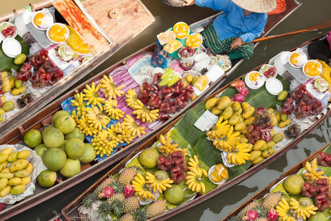 Damnoen Saduak Floating Market & Train Market Tour