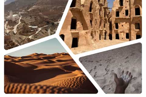 Djerba : village caché de Chenini Tataouine et désert du Sahara