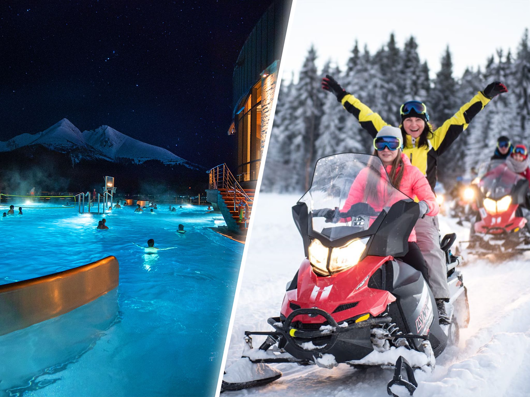 Krakau: Tour nach Zakopane mit Schneemobilen, Seilbahn & heißen Quellen