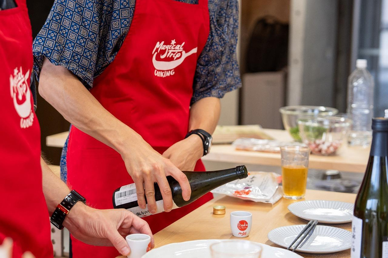 Fête à la maison à Osaka : cuisine, culture et découverte du saké
