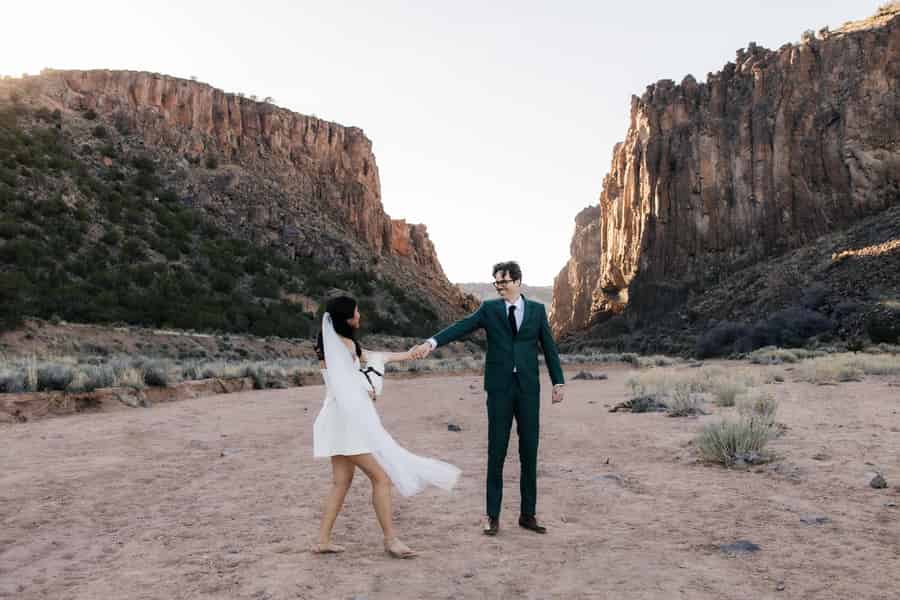 Privates Urlaubs-Fotoshooting mit Fotograf in Santa Fe. Foto: GetYourGuide