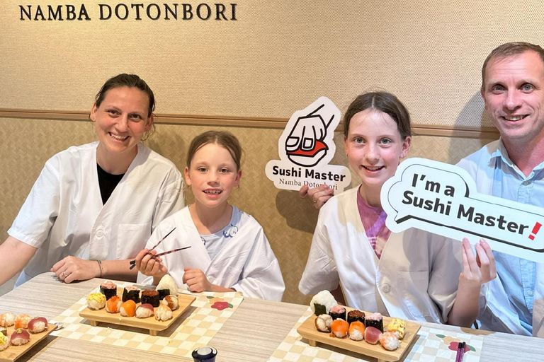 Osaka: Sushi Making in Spacious Studio with Certificate 10/1～Sushi Roll Making Experience