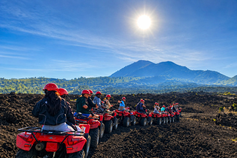 Bali: Mount Batur Sunrise ATV Ride & Rafting Adventure Tandem ATV Sunrise & Rafting with Round Trip Transfer
