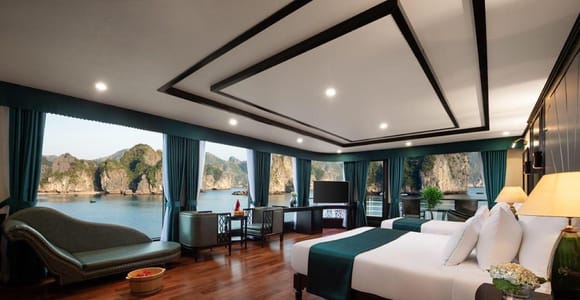 2-Day Ha Long, Lan Ha Bay Luxury Cruise w/ Balcony & Bathtub