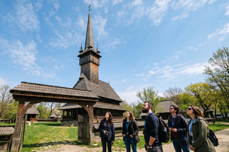 Bucharest Tour: Village Museum, Ceausescu House & Parliament
