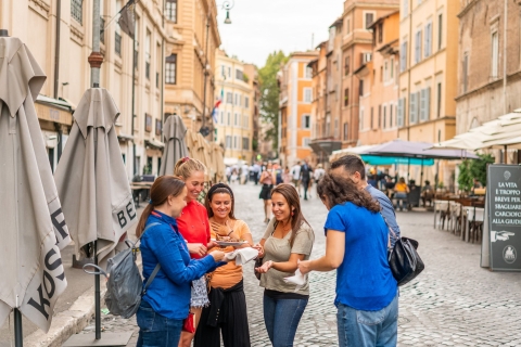 Roma: tour por puestos de comida callejera con guía localBarrio Judío: Tour Privado en Inglés