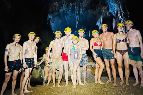 Phong Nha: Zipline Dark Cave & Paradise Cave Exploration Option 4: Full Adventure Experience - Drop-off in Hue