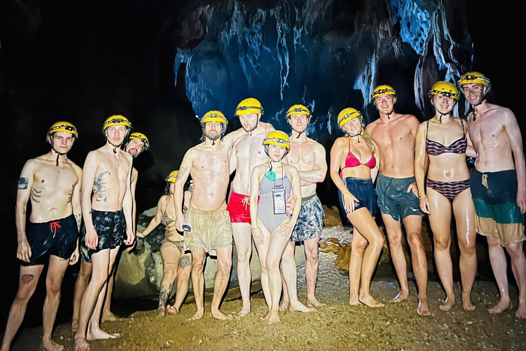 Phong Nha: Zipline Dark Cave & Paradise Cave Exploration Option 4: Full Adventure Experience - Drop-off in Hue