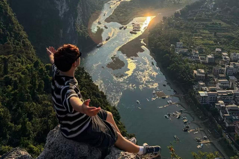 Yangshuo: Sunset & Scenic Afternoon Tour with pickup